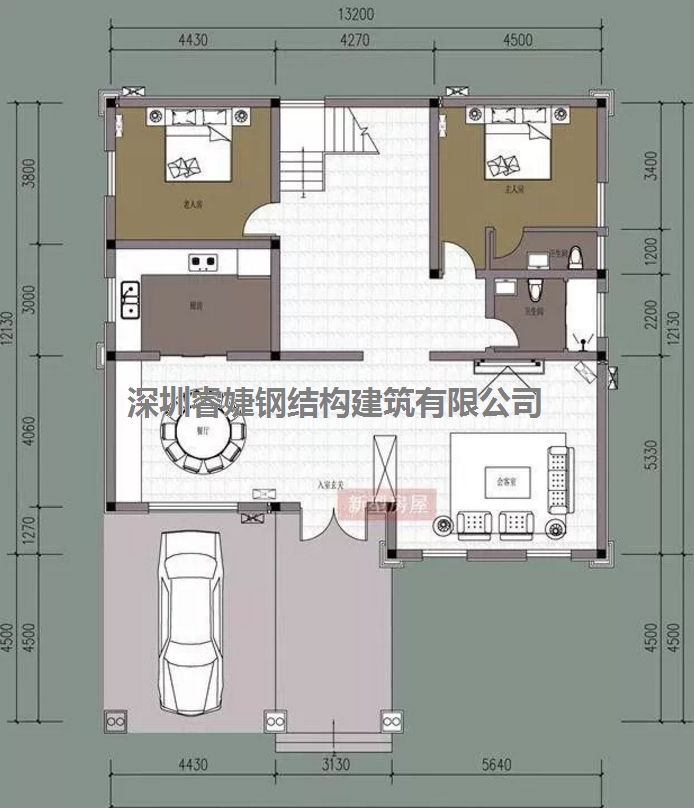 五套鄉(xiāng)間別墅小戶型，2層5臥室?guī)к噹?，超級?jīng)濟(jì)實(shí)惠（帶設(shè)計(jì)圖）(圖2)