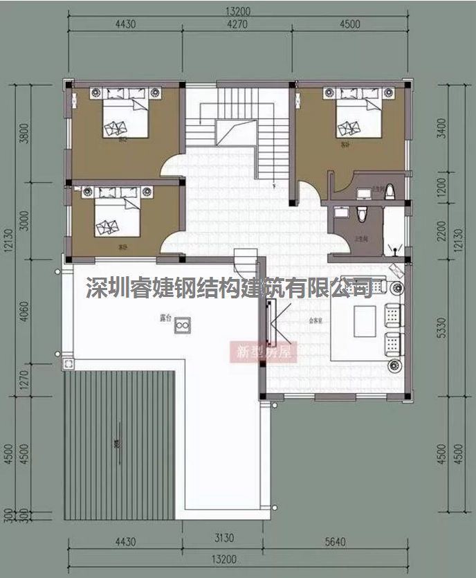五套鄉(xiāng)間別墅小戶型，2層5臥室?guī)к噹欤壗?jīng)濟(jì)實(shí)惠（帶設(shè)計(jì)圖）(圖3)