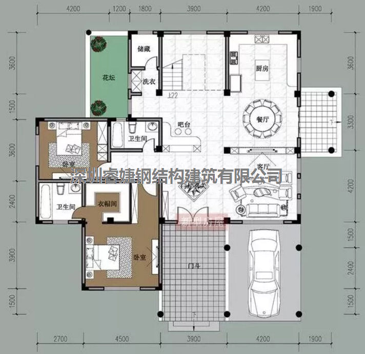 五套鄉(xiāng)間別墅小戶型，2層5臥室?guī)к噹?，超級?jīng)濟(jì)實(shí)惠（帶設(shè)計(jì)圖）(圖5)