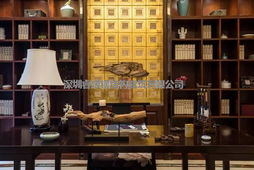 內(nèi)裝修推薦：240平新中式輕鋼別墅，一步一景打造詩(shī)意的家園！(圖3)