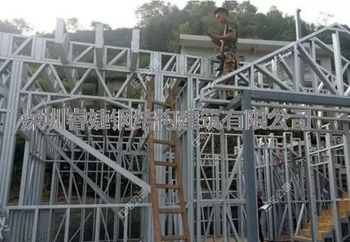 客戶花30萬建成的輕鋼別墅，優(yōu)美的外觀，坐擁山川美景(圖4)
