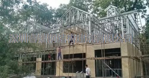 農(nóng)村三兄弟共建聯(lián)排輕鋼別墅，占地500平，每戶主體才30萬(圖3)